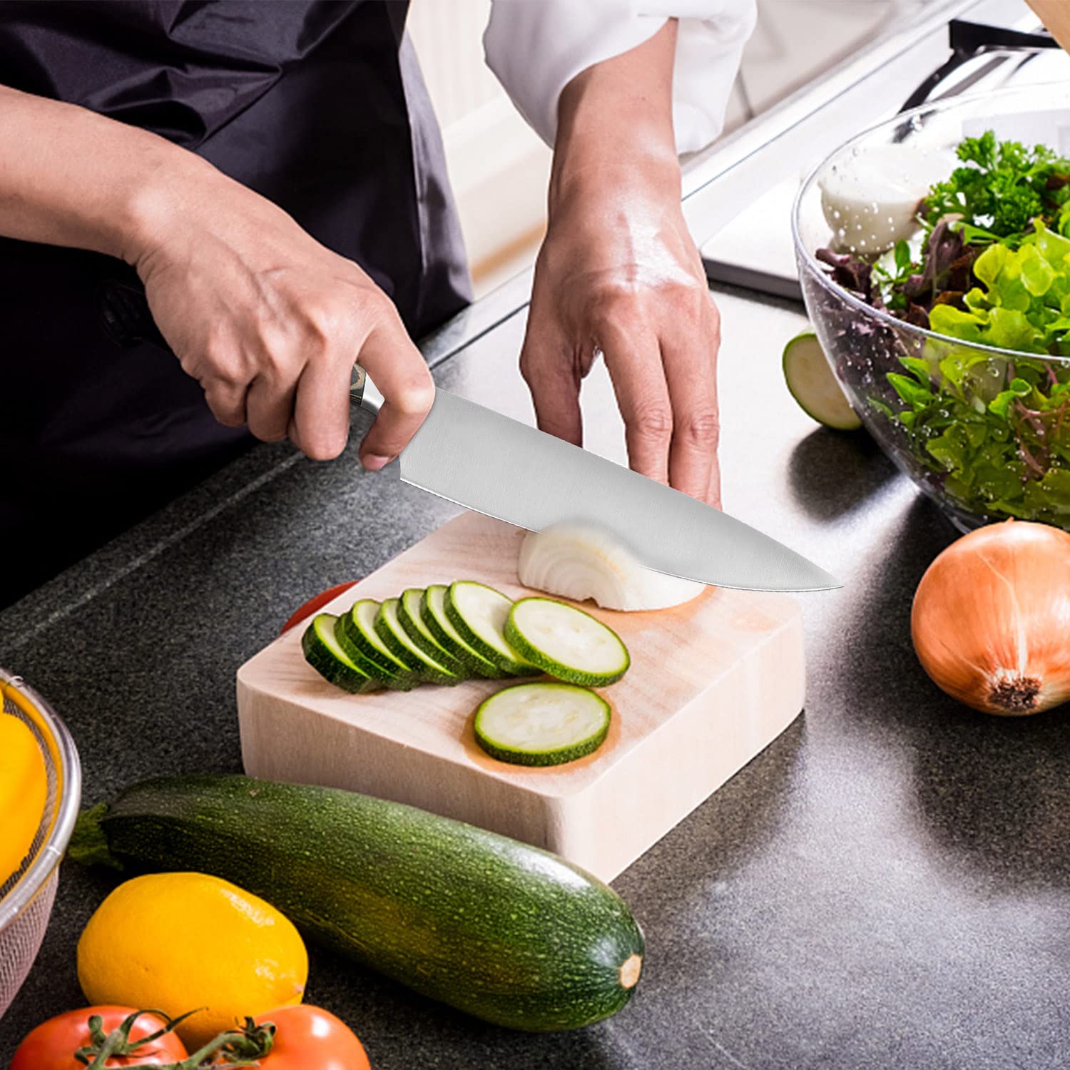 Damascus Steel Kitchen Knives: The Art of Culinary Precision